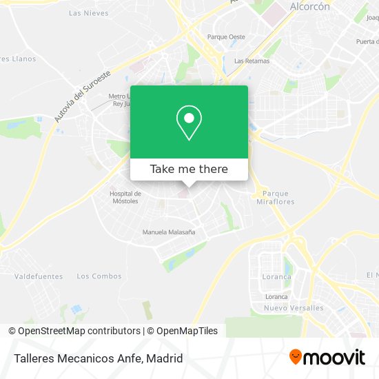 Talleres Mecanicos Anfe map