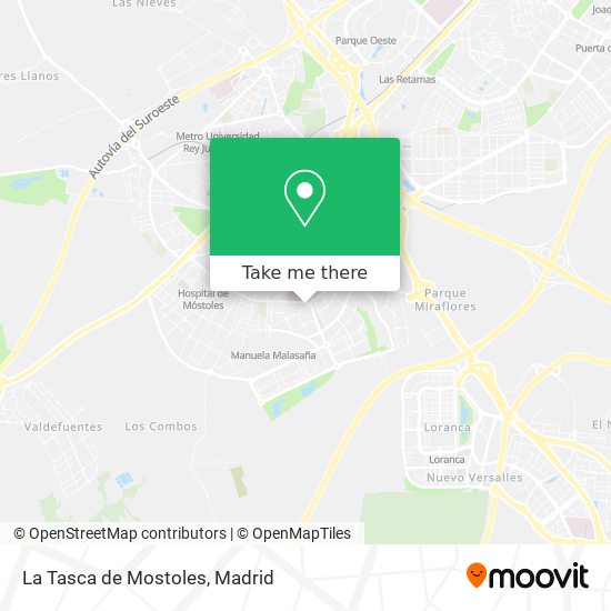 La Tasca de Mostoles map