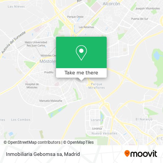 Inmobiliaria Gebomsa sa map