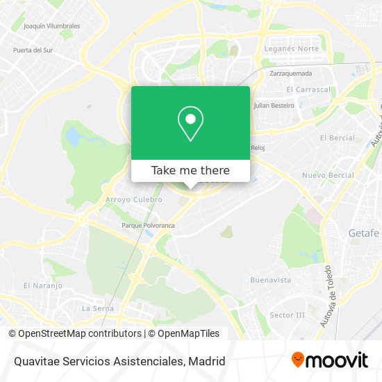 Quavitae Servicios Asistenciales map