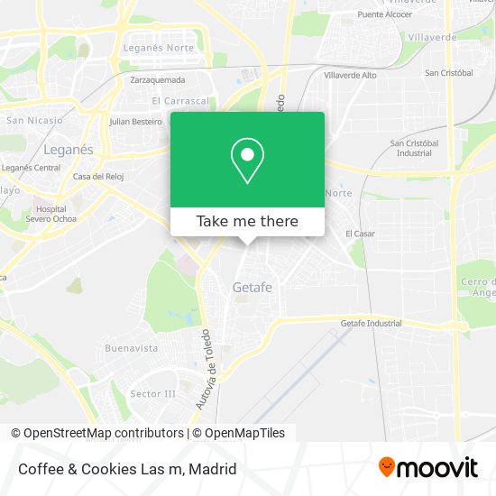 Coffee & Cookies Las m map