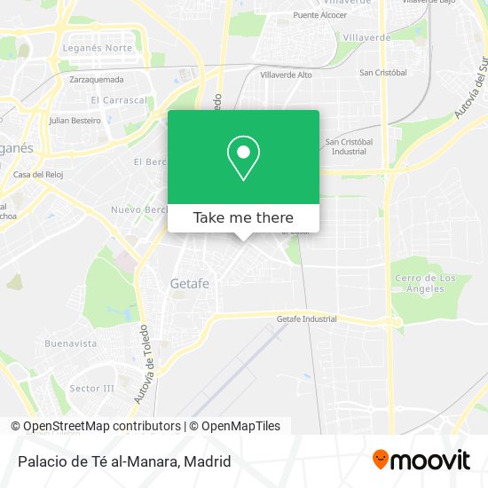 Palacio de Té al-Manara map