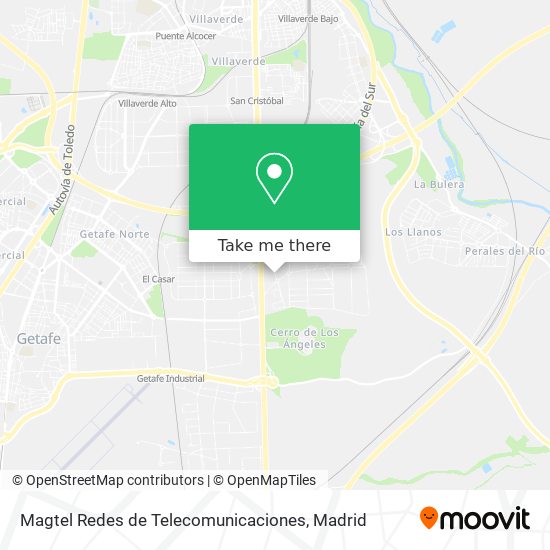 Magtel Redes de Telecomunicaciones map