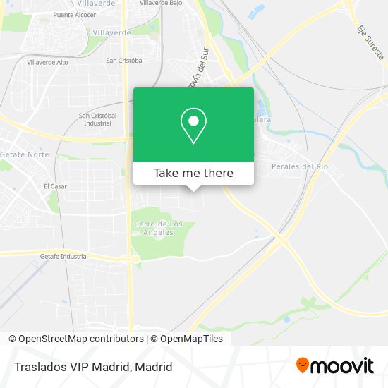 Traslados VIP Madrid map