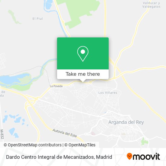 mapa Dardo Centro Integral de Mecanizados