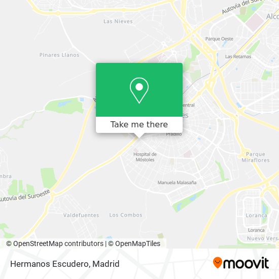 Hermanos Escudero map