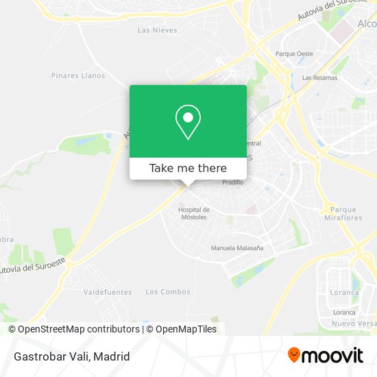 Gastrobar Vali map