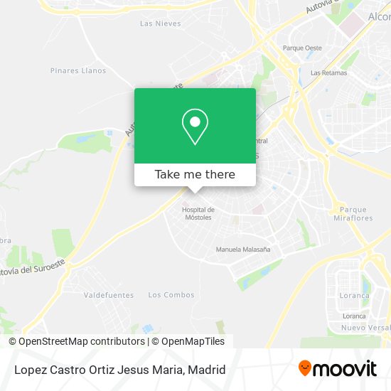 Lopez Castro Ortiz Jesus Maria map