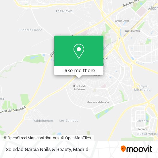 Soledad García Nails & Beauty map