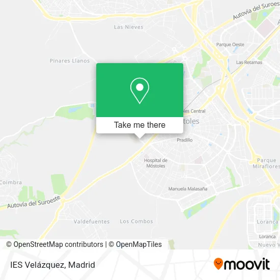 mapa IES Velázquez