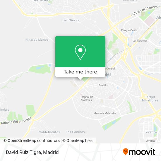 David Ruiz Tigre map