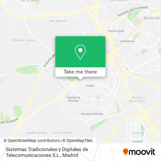 mapa Sistemas Tradicionales y Digitales de Telecomunicaciones S.L.