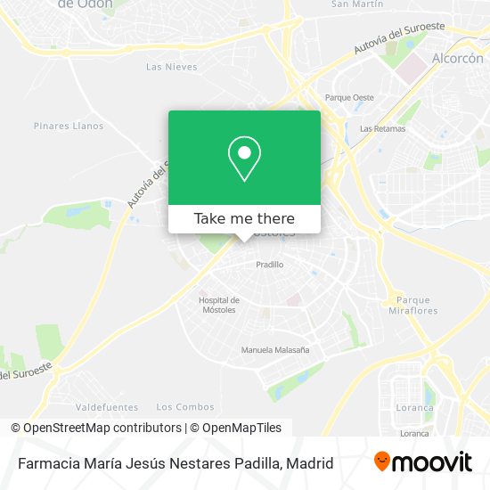 mapa Farmacia María Jesús Nestares Padilla