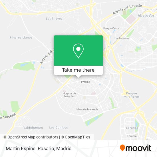 mapa Martin Espinel Rosario