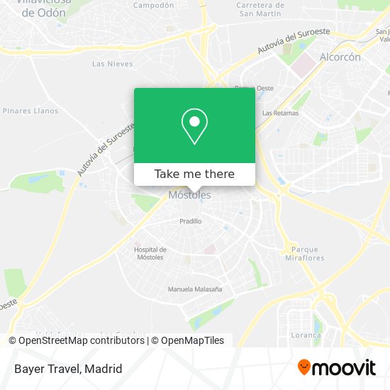 Bayer Travel map