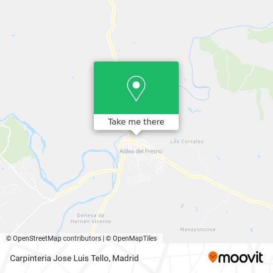 Carpinteria Jose Luis Tello map