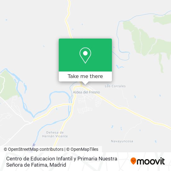 Centro de Educacion Infantil y Primaria Nuestra Señora de Fatima map