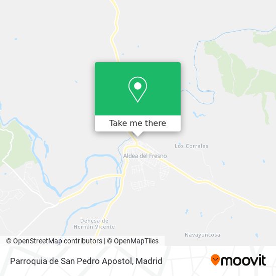 mapa Parroquia de San Pedro Apostol