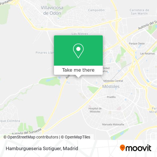 mapa Hamburgueseria Sotiguer