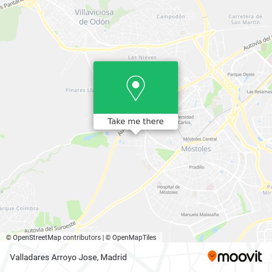 Valladares Arroyo Jose map