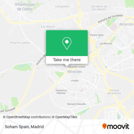 Soham Spain map