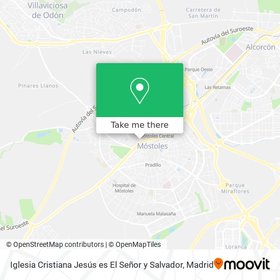 Iglesia Cristiana Jesús es El Señor y Salvador map