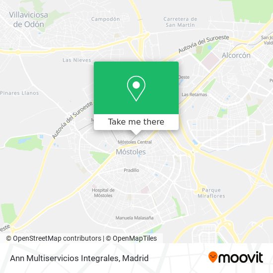 mapa Ann Multiservicios Integrales