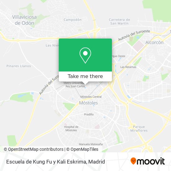 Escuela de Kung Fu y Kali Eskrima map