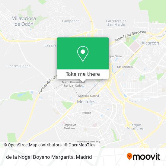de la Nogal Boyano Margarita map