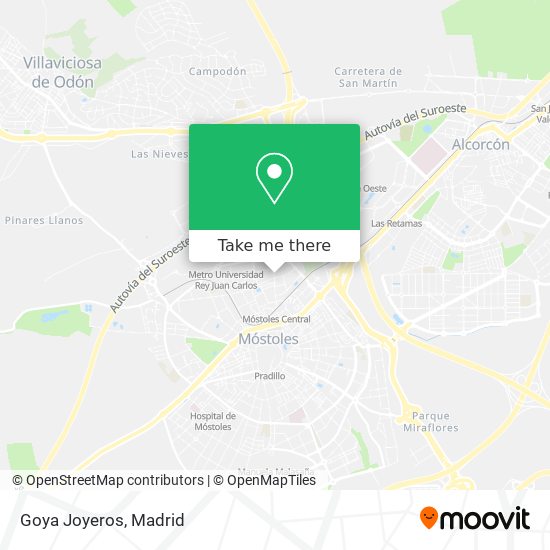 Goya Joyeros map