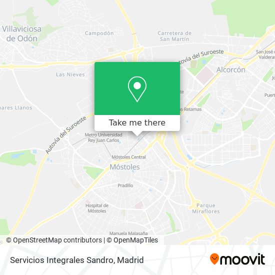 Servicios Integrales Sandro map