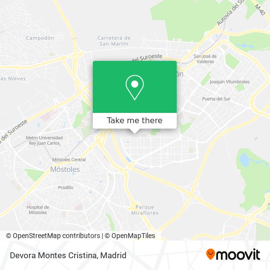 Devora Montes Cristina map