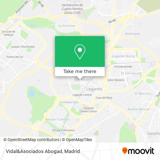 Vidal&Asociados Abogad map