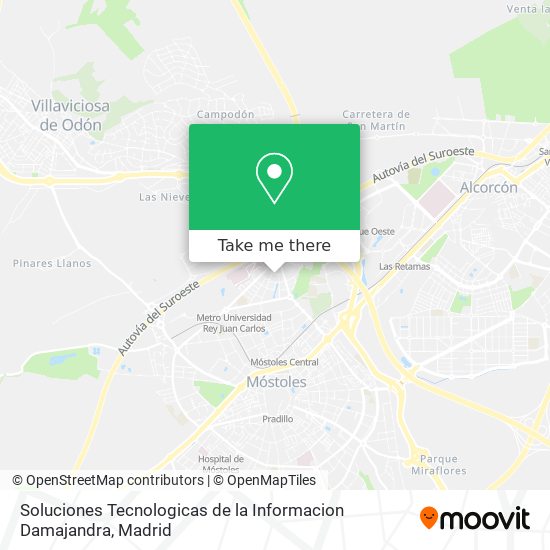 mapa Soluciones Tecnologicas de la Informacion Damajandra