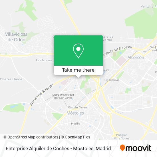 Enterprise Alquiler de Coches - Móstoles map