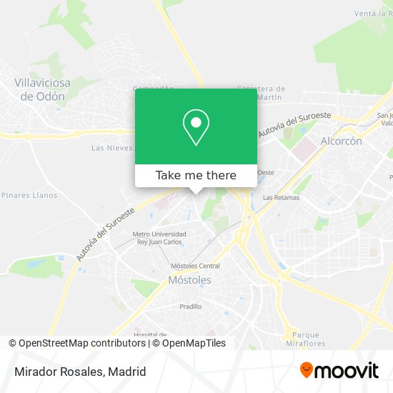 mapa Mirador Rosales