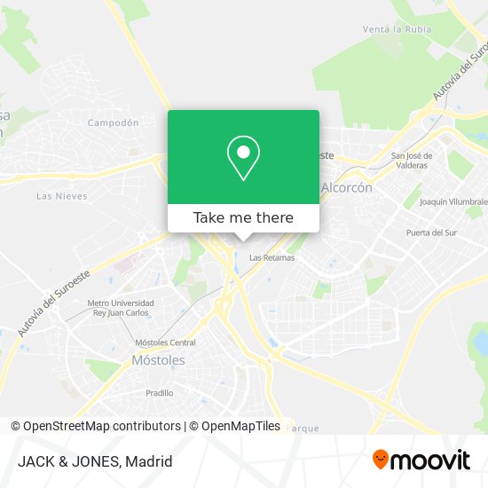 JACK & JONES map