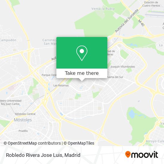 mapa Robledo Rivera Jose Luis