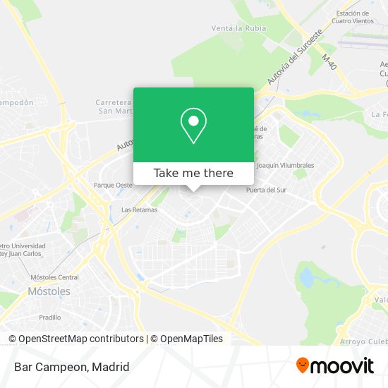 Bar Campeon map