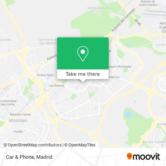 Car & Phone map