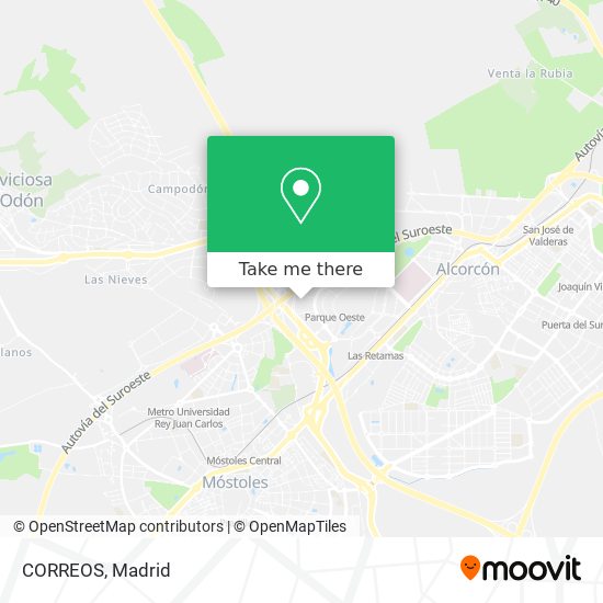 mapa CORREOS