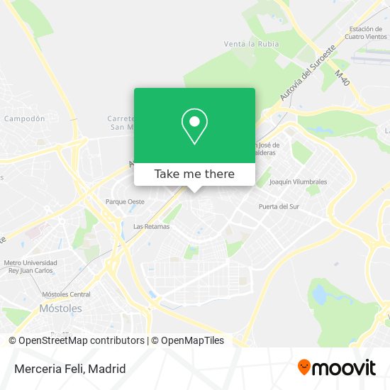 Merceria Feli map