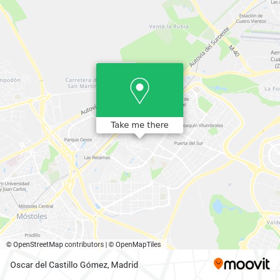 mapa Oscar del Castillo Gómez