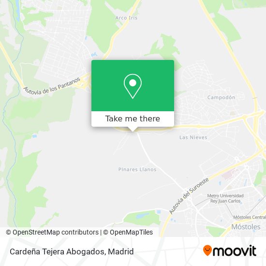 Cardeña Tejera Abogados map