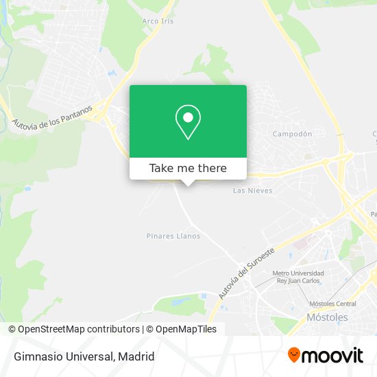 Gimnasio Universal map