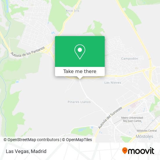 Las Vegas map