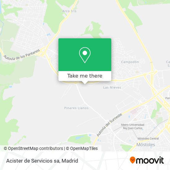 Acister de Servicios sa map