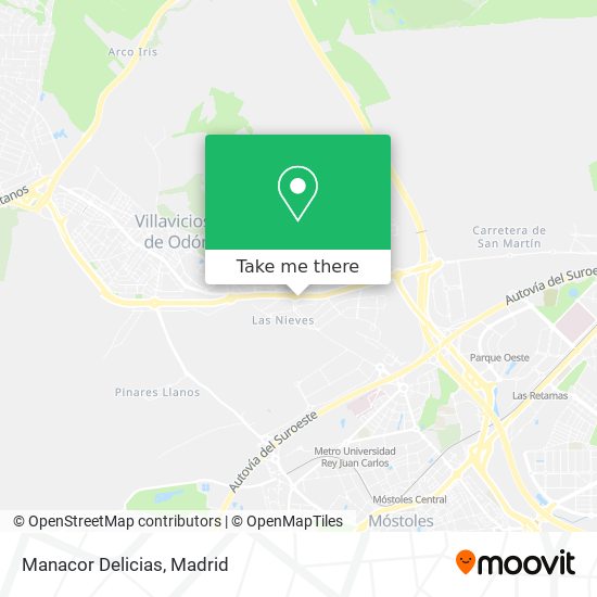 mapa Manacor Delicias