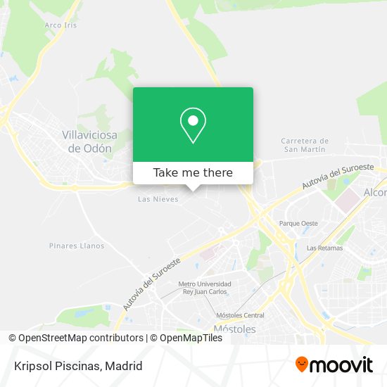 mapa Kripsol Piscinas