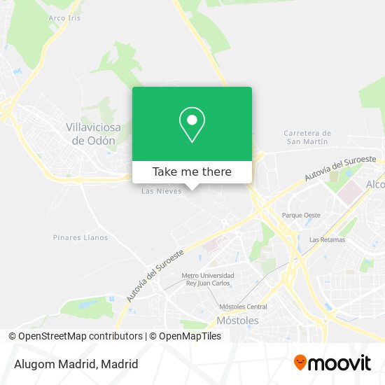 Alugom Madrid map